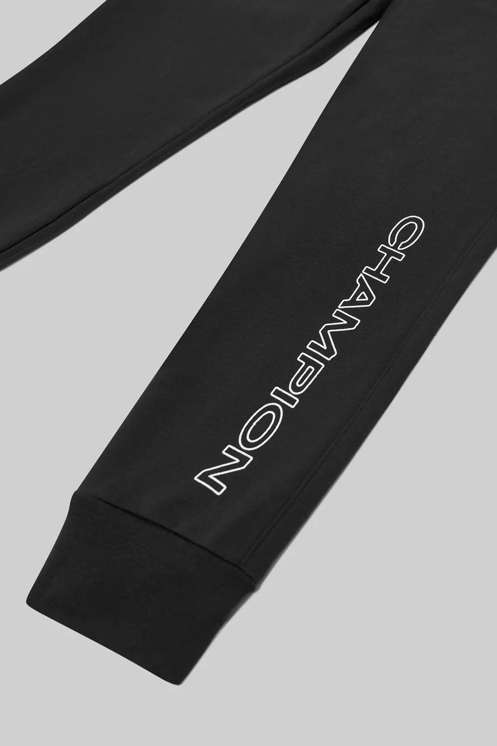 ESL x Champion Patch pantaloni sport negri bumbac