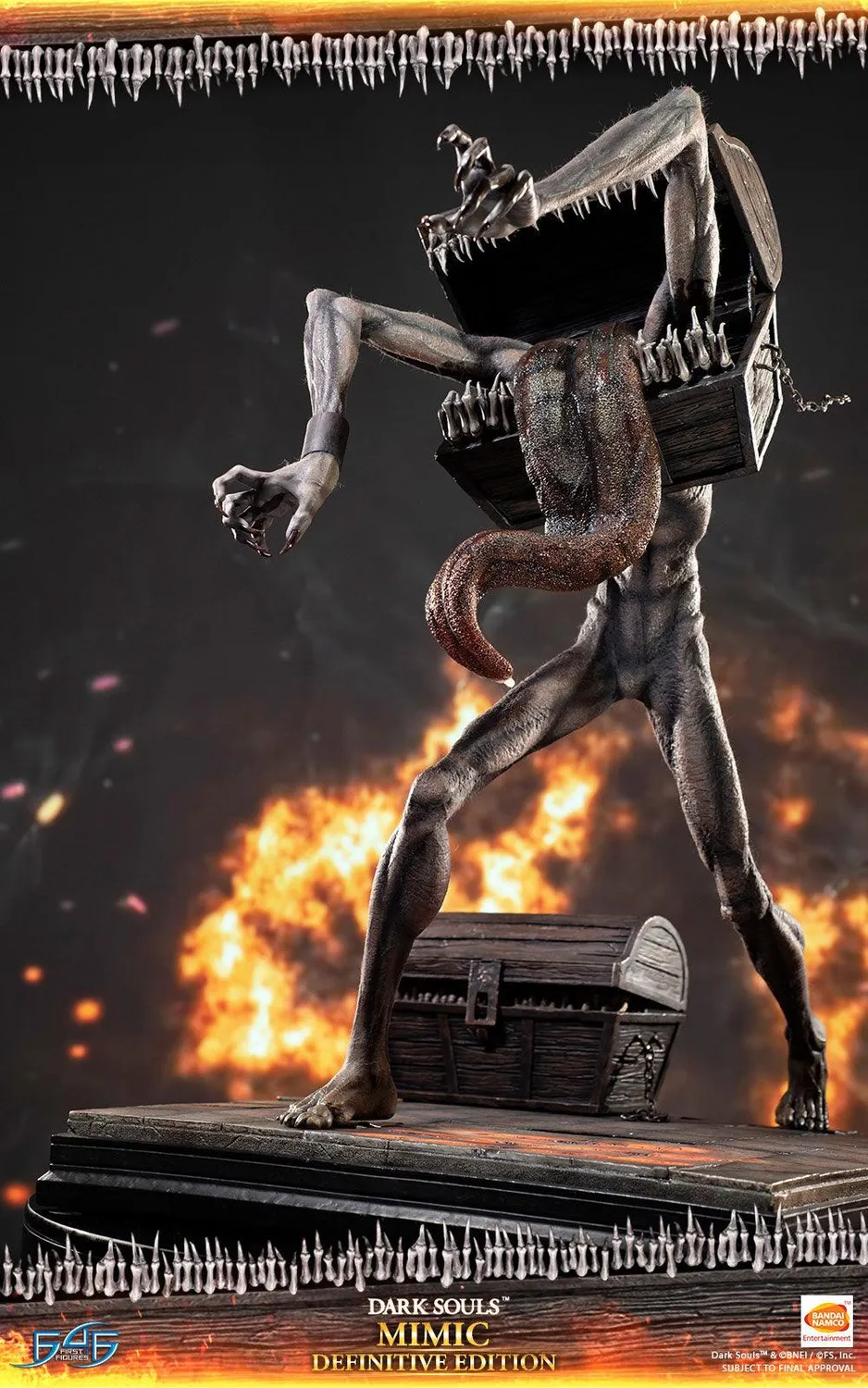 First 4 Figures Mimic Definitive statuie rășină LED