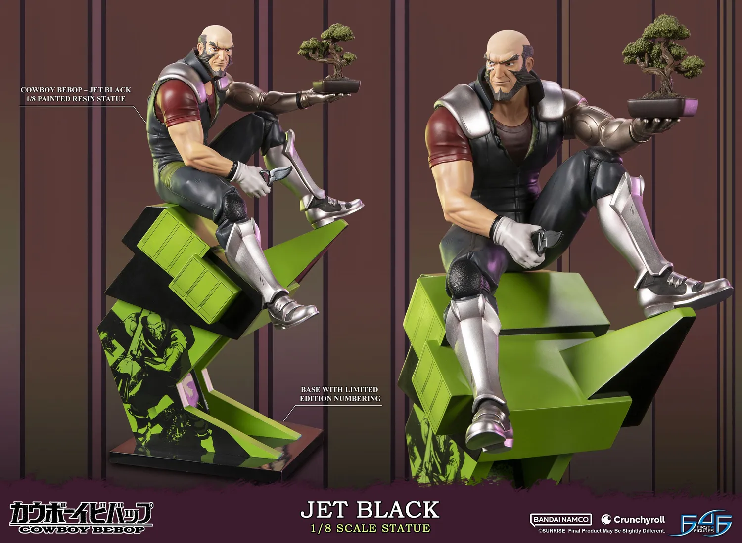 First 4 Figures Cowboy Bebop Jet Black statuetă 1/8 30 cm