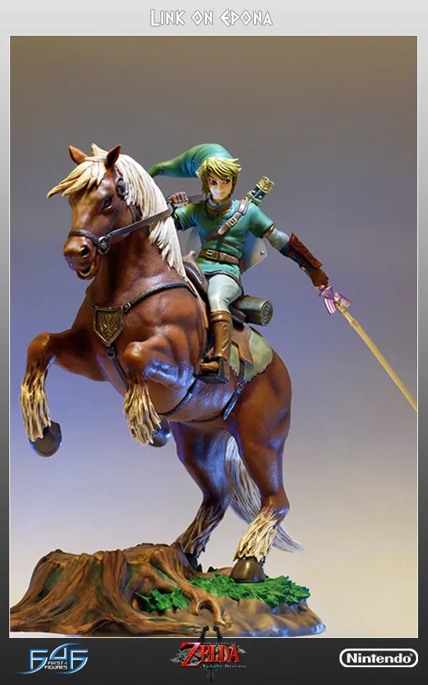 First 4 Figures Zelda Link on Epona statueta Master Arts