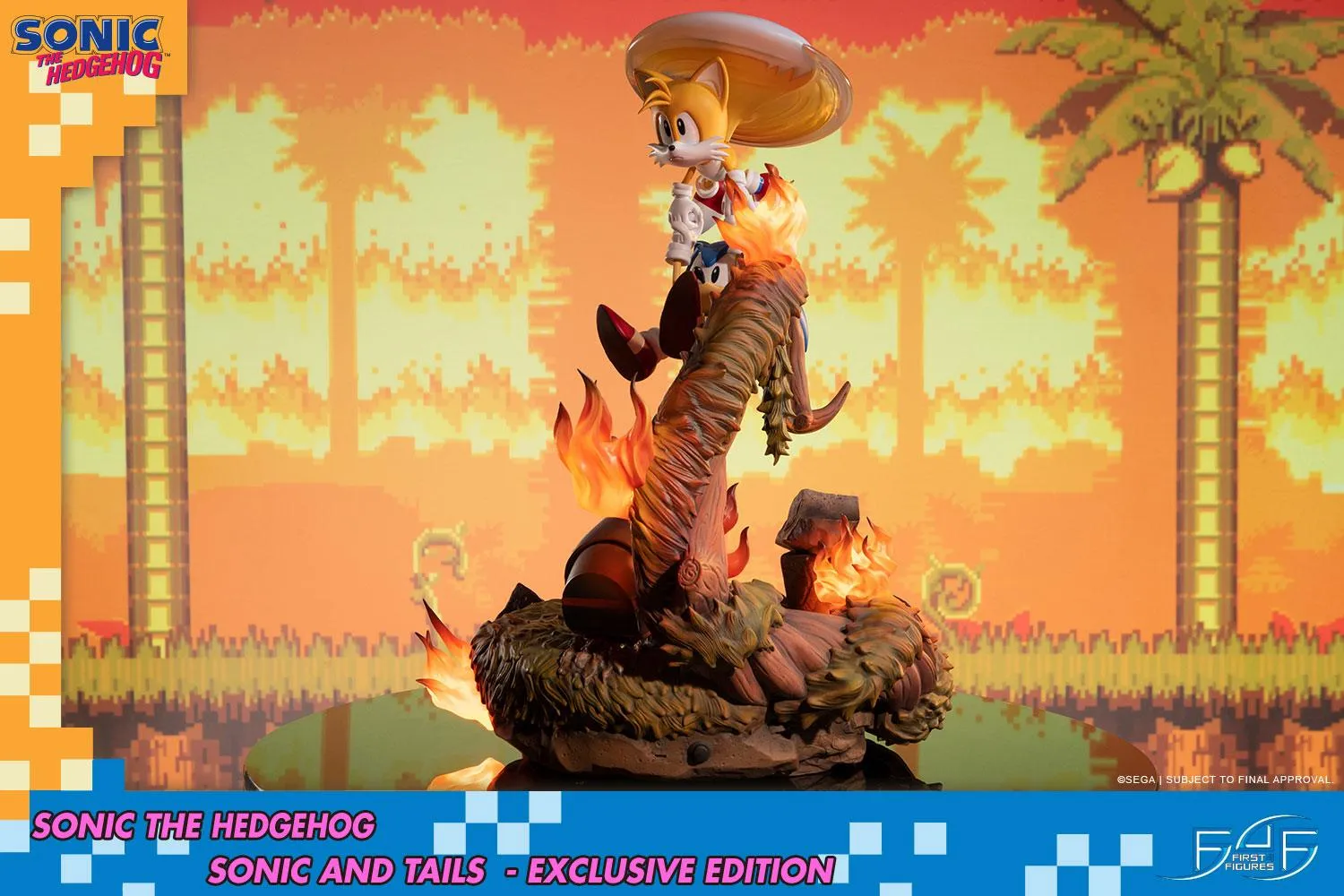 First 4 Figures Sonic Tails statuetă Duo Edition rășină