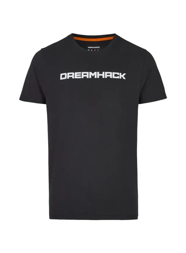 DreamHack Classic tricou negru bumbac Drop-1