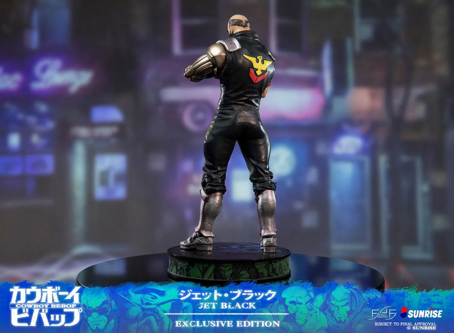 First 4 Figures Cowboy Bebop Jet Black statueta Exclusive rasina