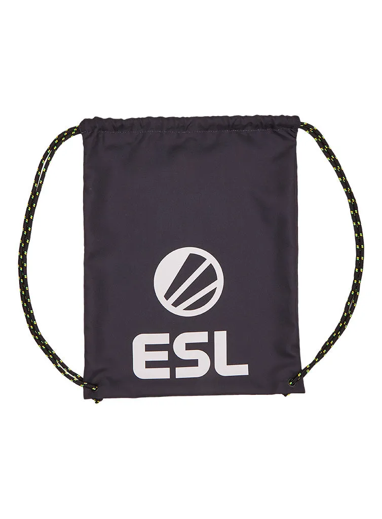 ESL Classic sac sport negru poliester 45x35 cm