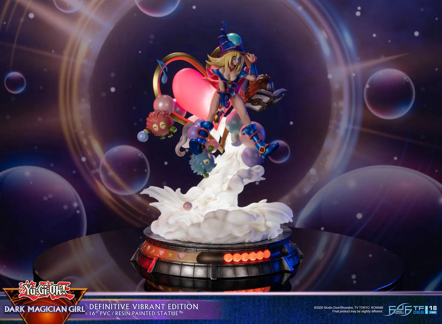 First 4 Figures Yu-Gi-Oh Dark Magician Girl statueta Vibrant LED