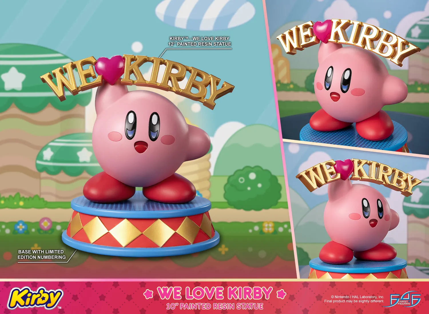 First 4 Figures Kirby We Love Kirby statueta rasina 25 cm