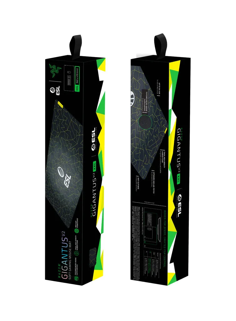 ESL x Razer Gigantus v2 XXL mousepad negru viteza