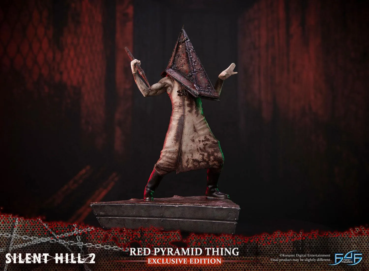 First 4 Figures Silent Hill 2 Red Pyramid Thing statuetă Exclusive