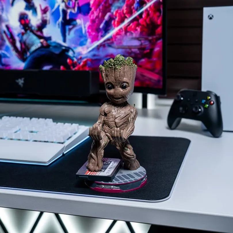 Exquisite Gaming Cable Guys Smiley Toddler Groot suport Marvel