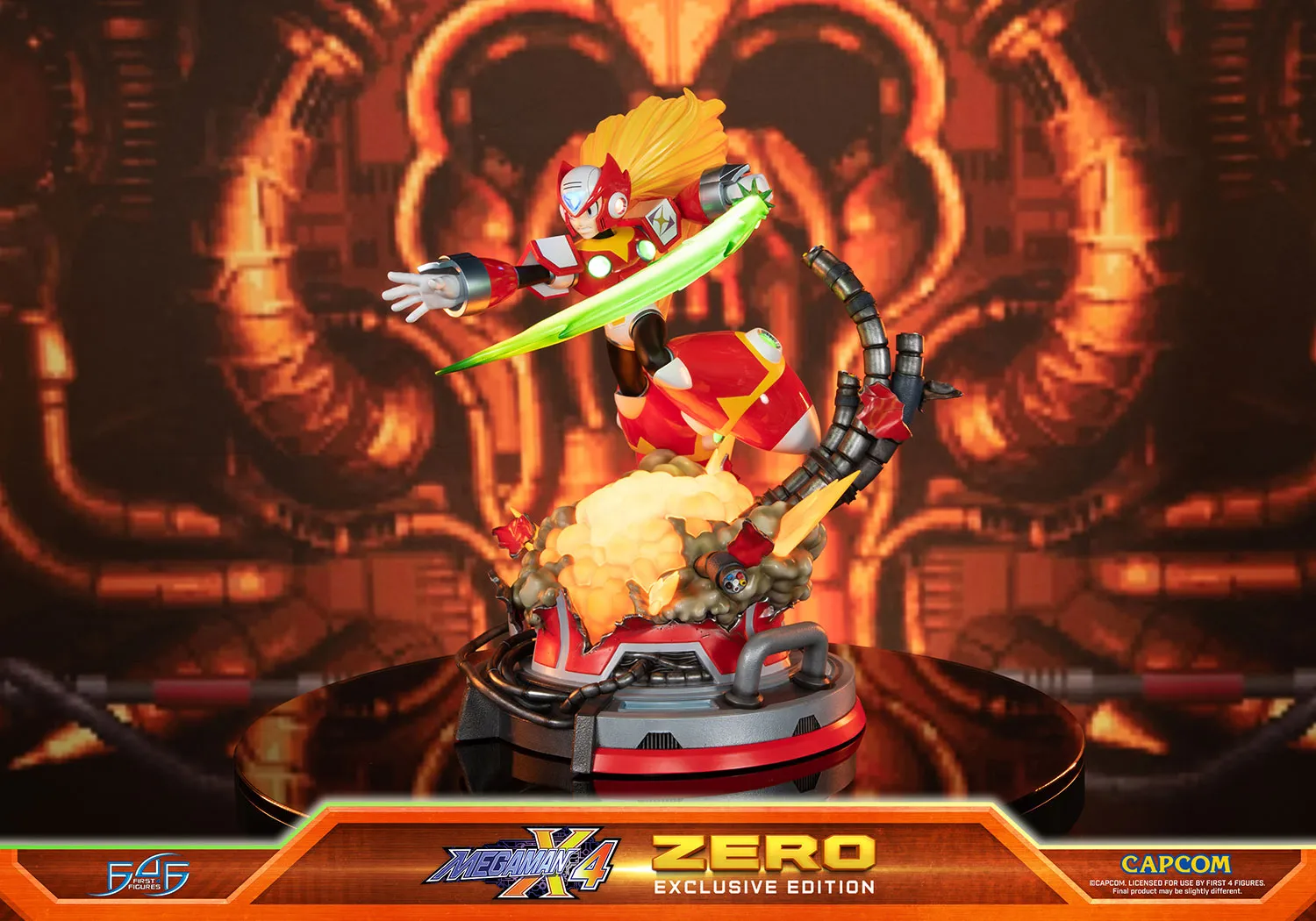 First 4 Figures Mega Man X Zero statueta Exclusive LED