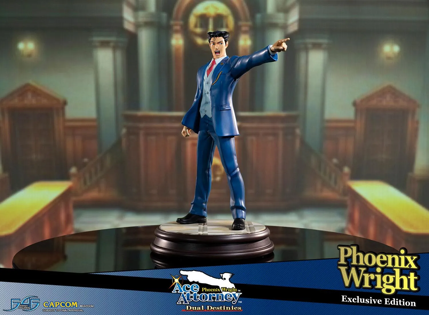 First 4 Figures Phoenix Wright Dual Destinies statueta Exclusive rasina