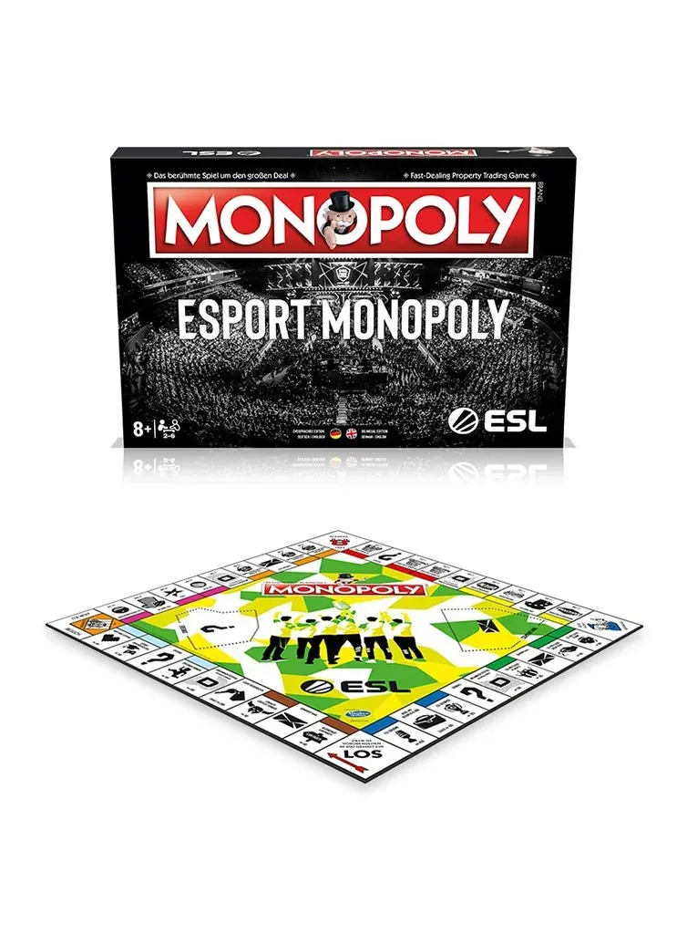 ESL Monopoly joc de societate editie germana-engleza 2-6 jucatori