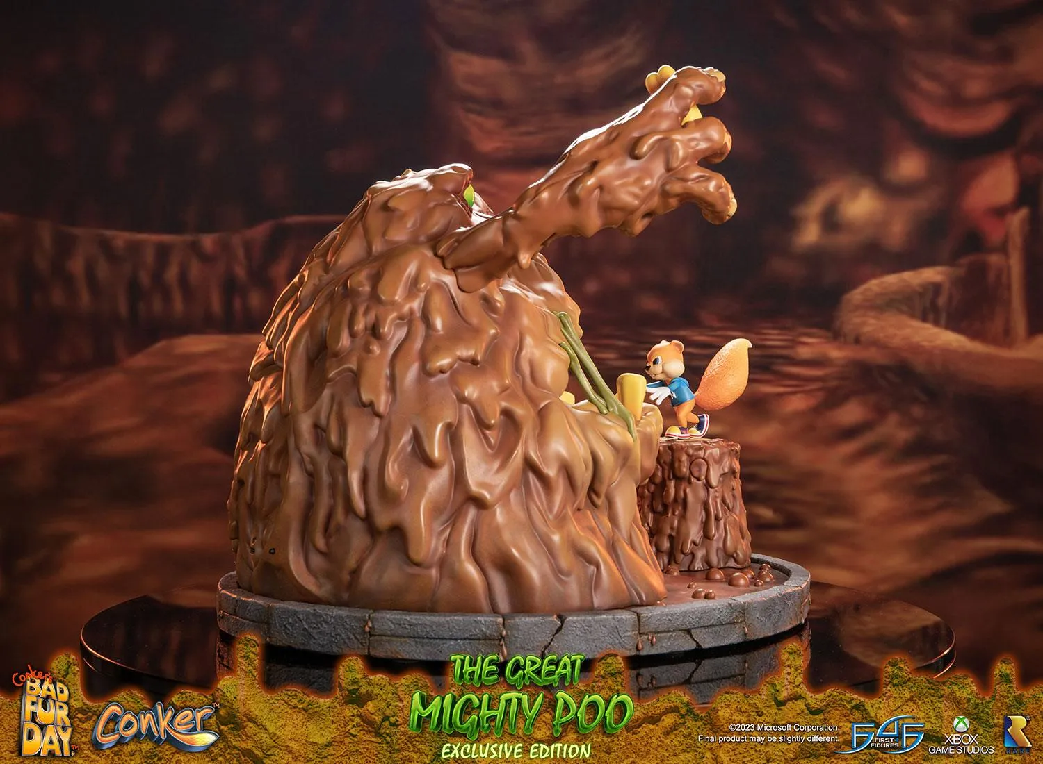 First 4 Figures Conker Great Mighty Poo statueta Exclusive rasina