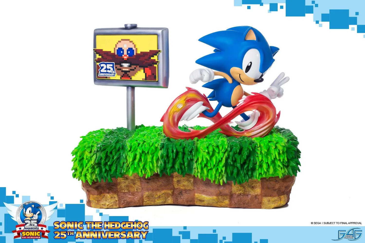 First 4 Figures Sonic 25th Anniversary statueta Regular