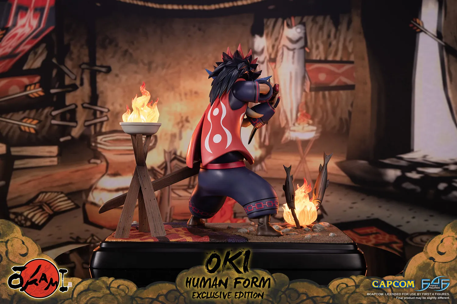 First 4 Figures Oki Human statuetă LED Exclusive 38 cm