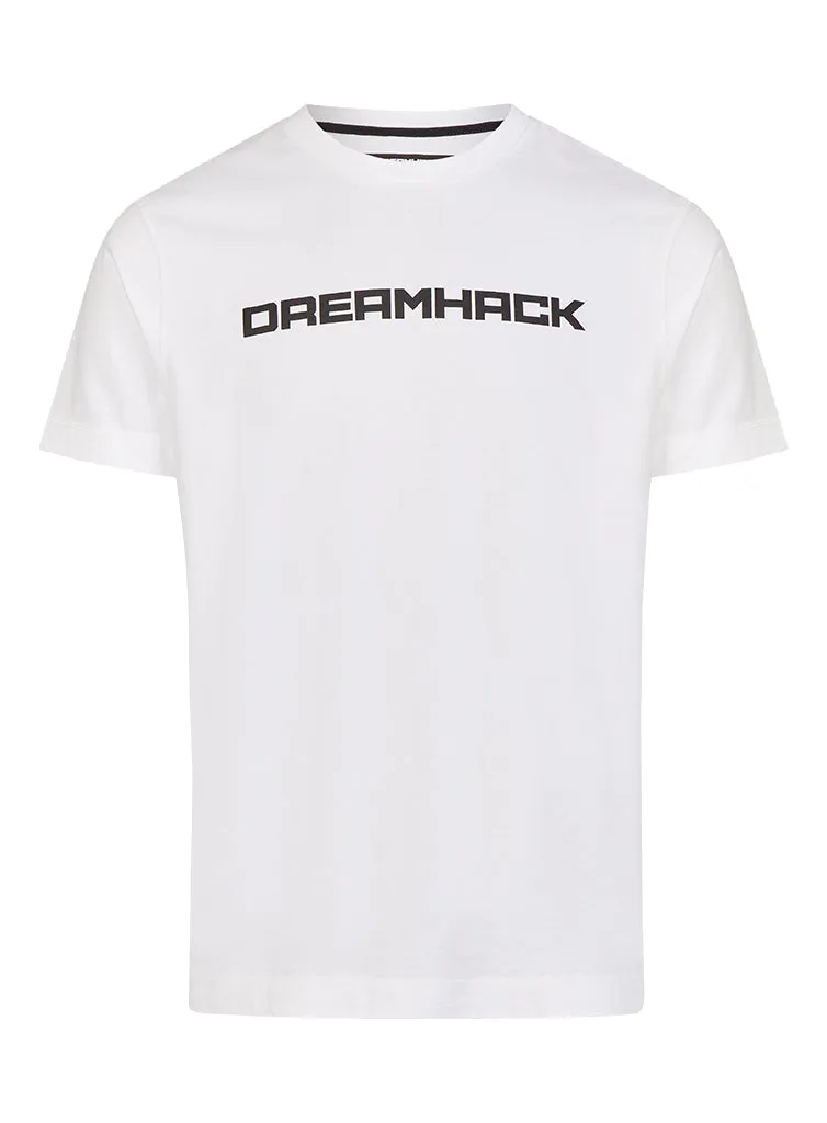 DreamHack Classic tricou alb bumbac maneca scurta