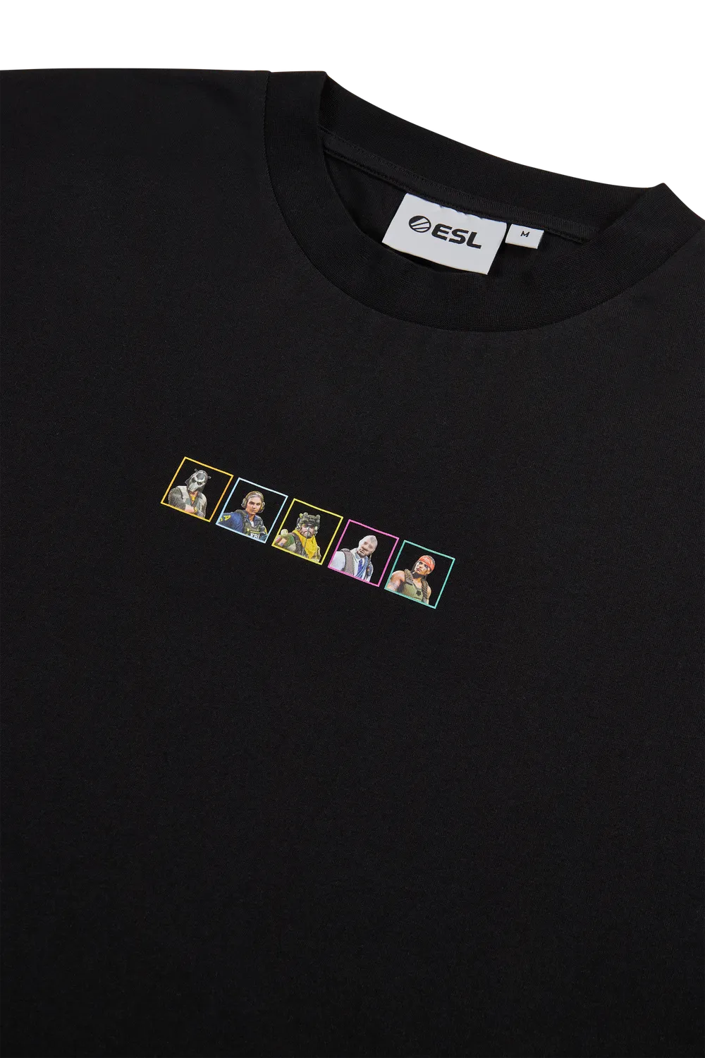 ESL Lobby Tee tricou negru CS2 bumbac 220 GSM