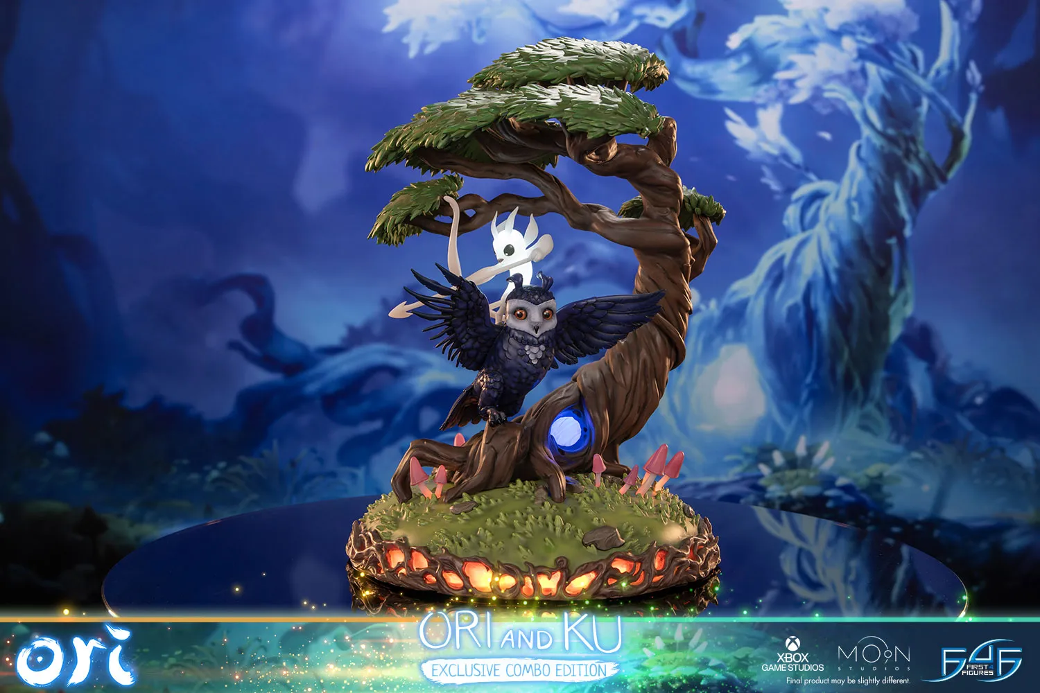 First 4 Figures Ori and the Will of the Wisps Ori and Ku statueta Combo LED