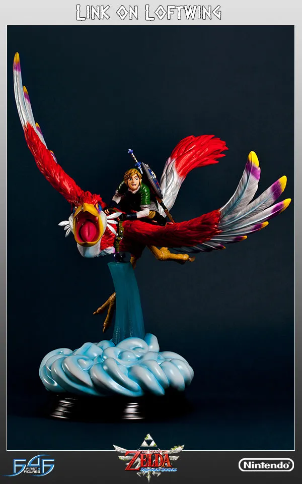 First 4 Figures Zelda Link on Loftwing statueta rasina
