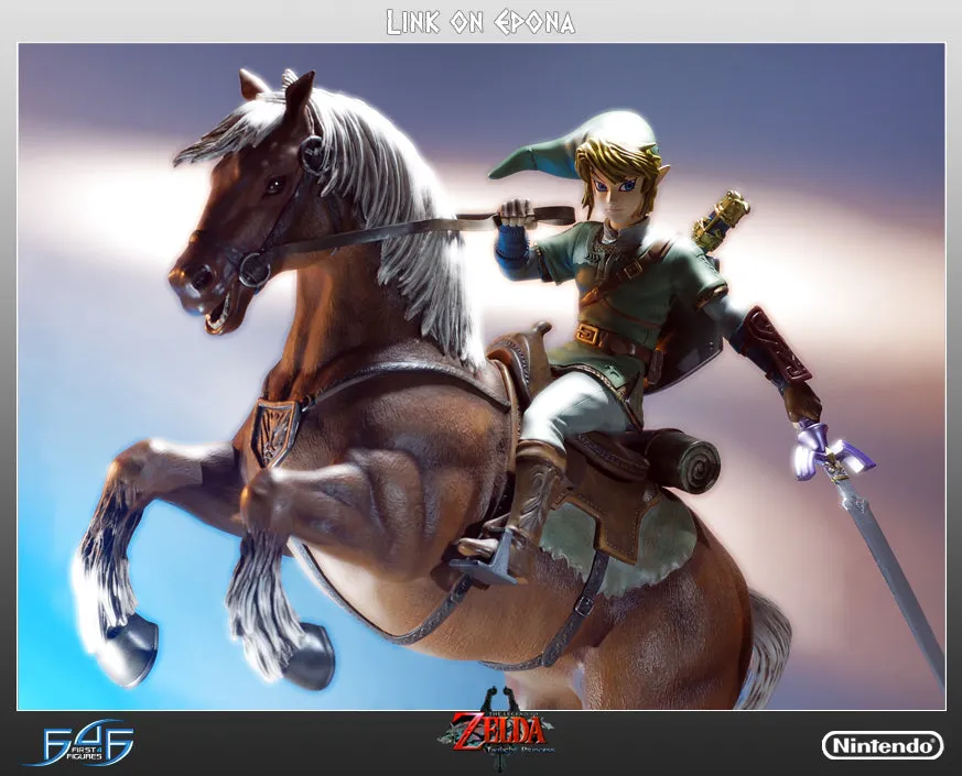 First 4 Figures Zelda Link on Epona statueta Master Arts