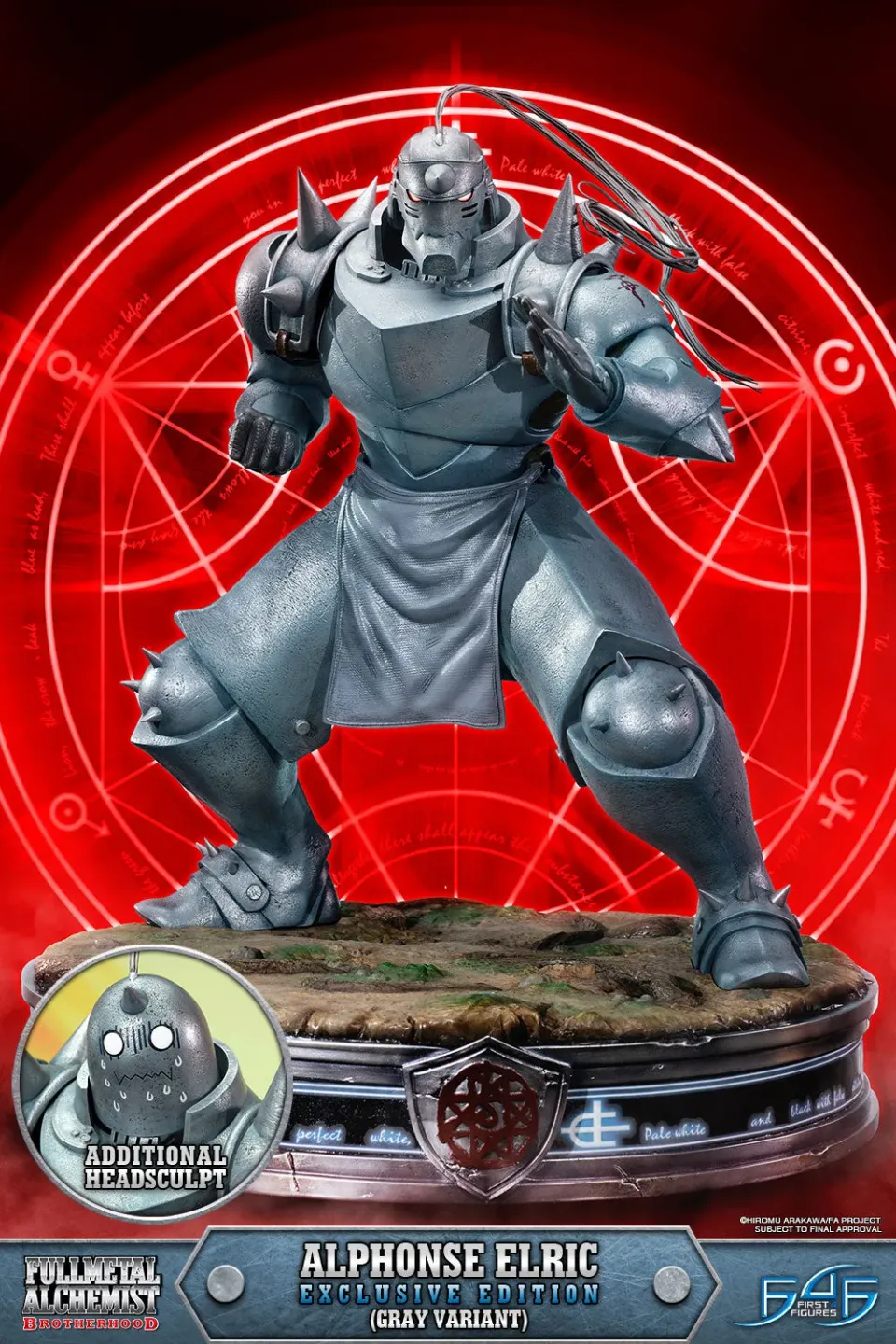 First 4 Figures Fullmetal Alchemist Alphonse Elric Gray statueta exclusiv