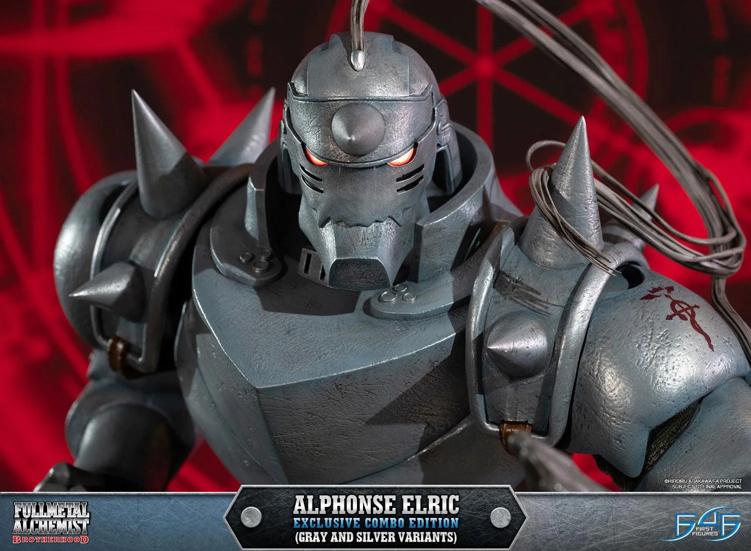 First 4 Figures Alphonse Elric Combo statuetă Exclusive Gray Silver