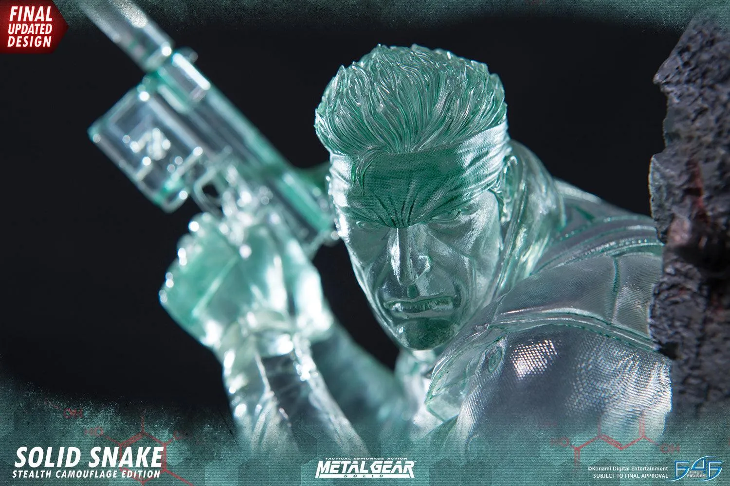 First 4 Figures Metal Gear Solid Snake statueta stealth