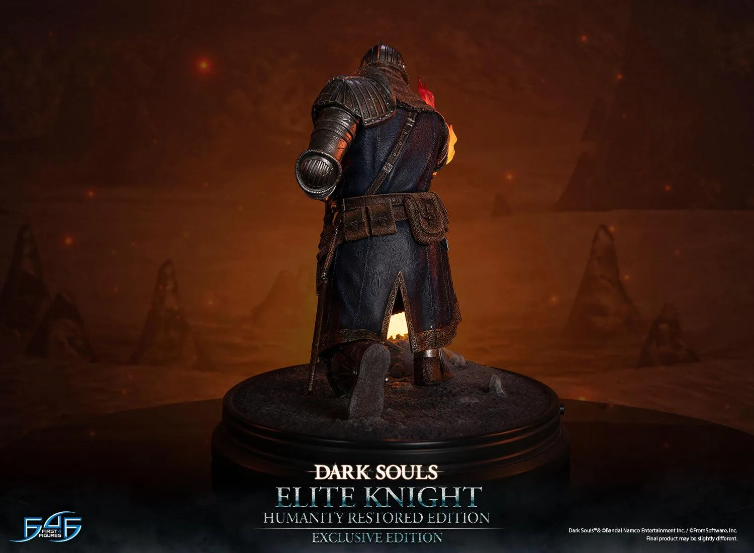 First 4 Figures Dark Souls Elite Knight Humanity statuetă Exclusive LED