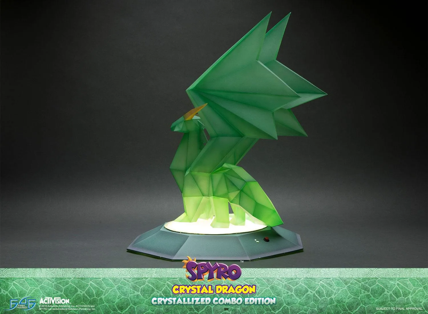 First 4 Figures Spyro Crystal Dragon statueta Crystallized Combo