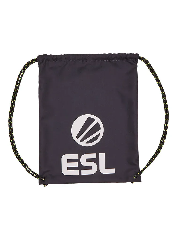 ESL Classic sac sport negru poliester 45x35 cm