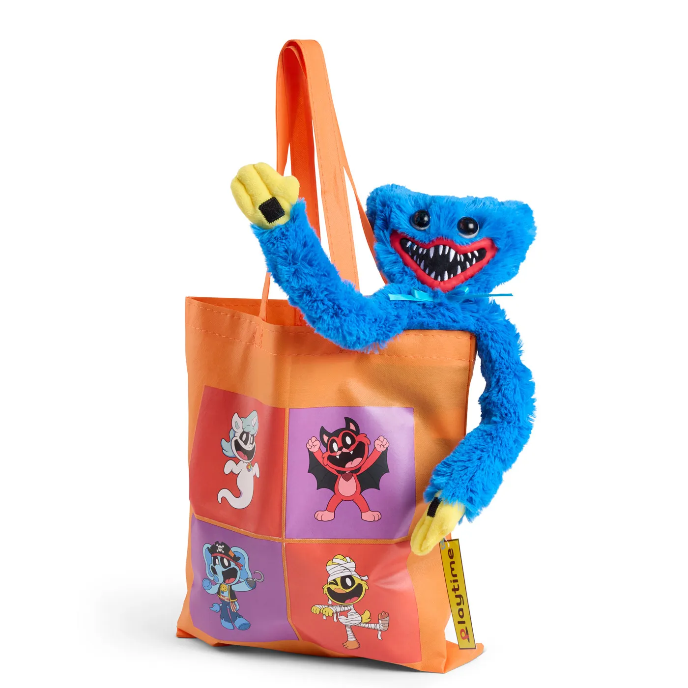 Huggy Wuggy Poppy Playtime Halloween Smiling Critters sacosa