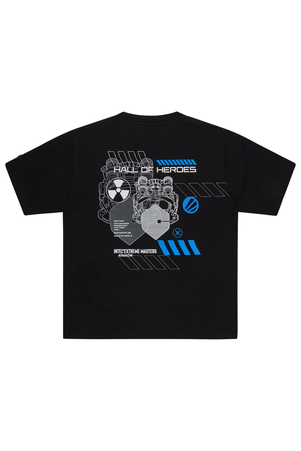 ESL IEM Krakow 2026 Agent tricou negru bumbac greu
