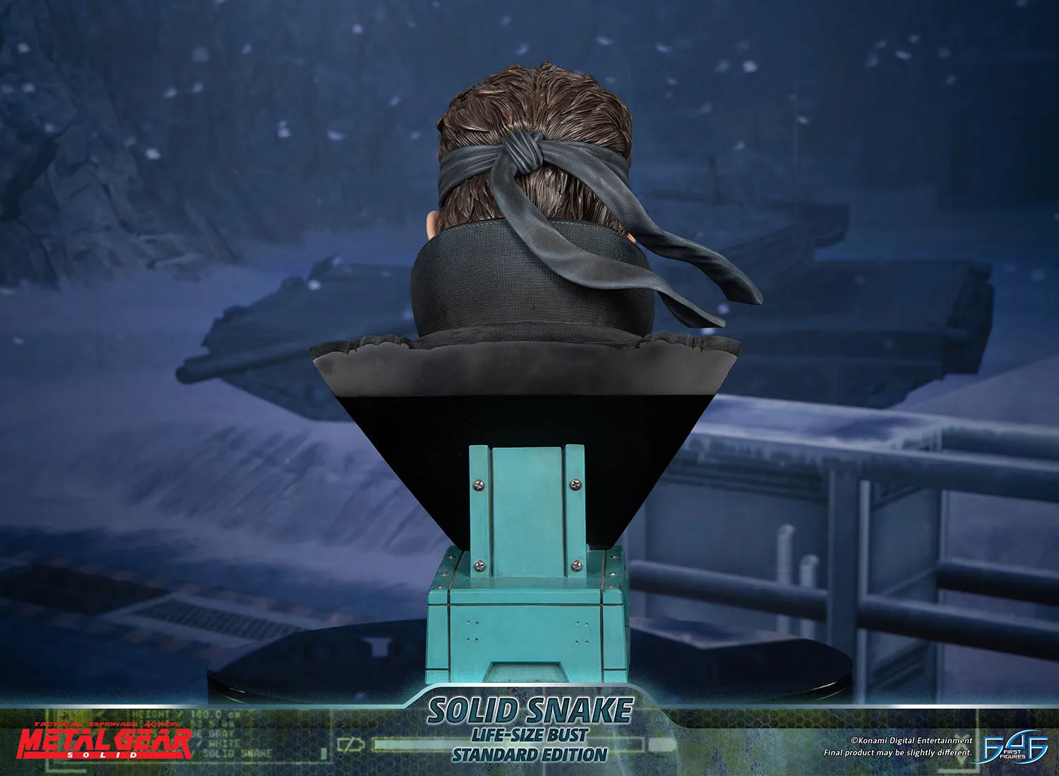 First 4 Figures Metal Gear Solid Snake bust rășină 56 cm