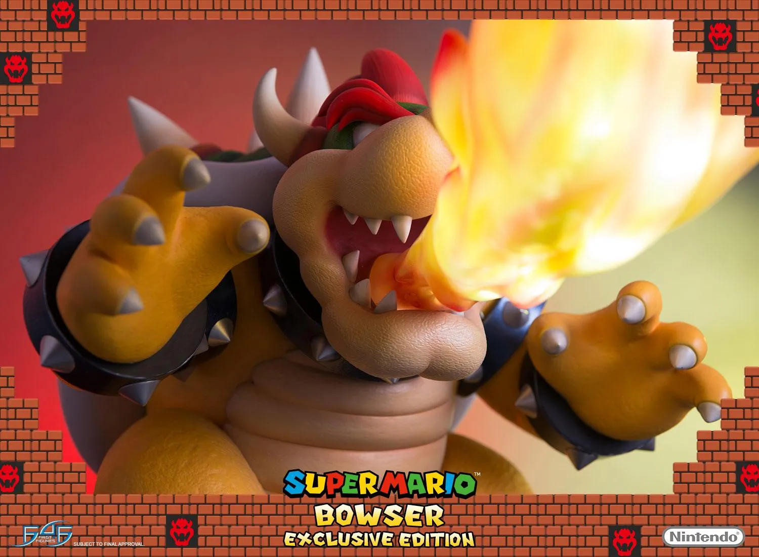 First 4 Figures Super Mario Bowser statueta Exclusive 49 cm