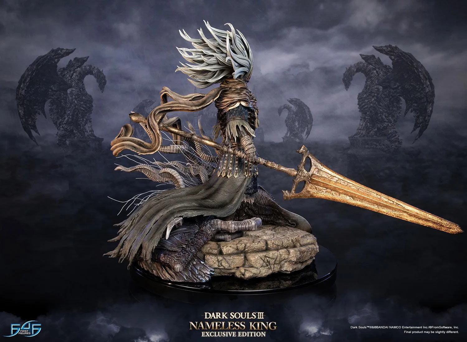 First 4 Figures Dark Souls Nameless King statueta LED