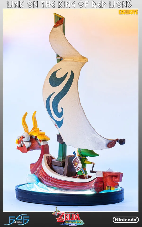 First 4 Figures Wind Waker Link on King of Red Lions statuetă rășină Exclusive