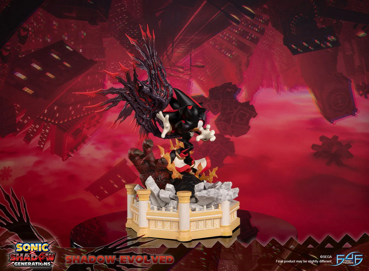 First 4 Figures Sonic Shadow Evolved statuetă rășină 58cm