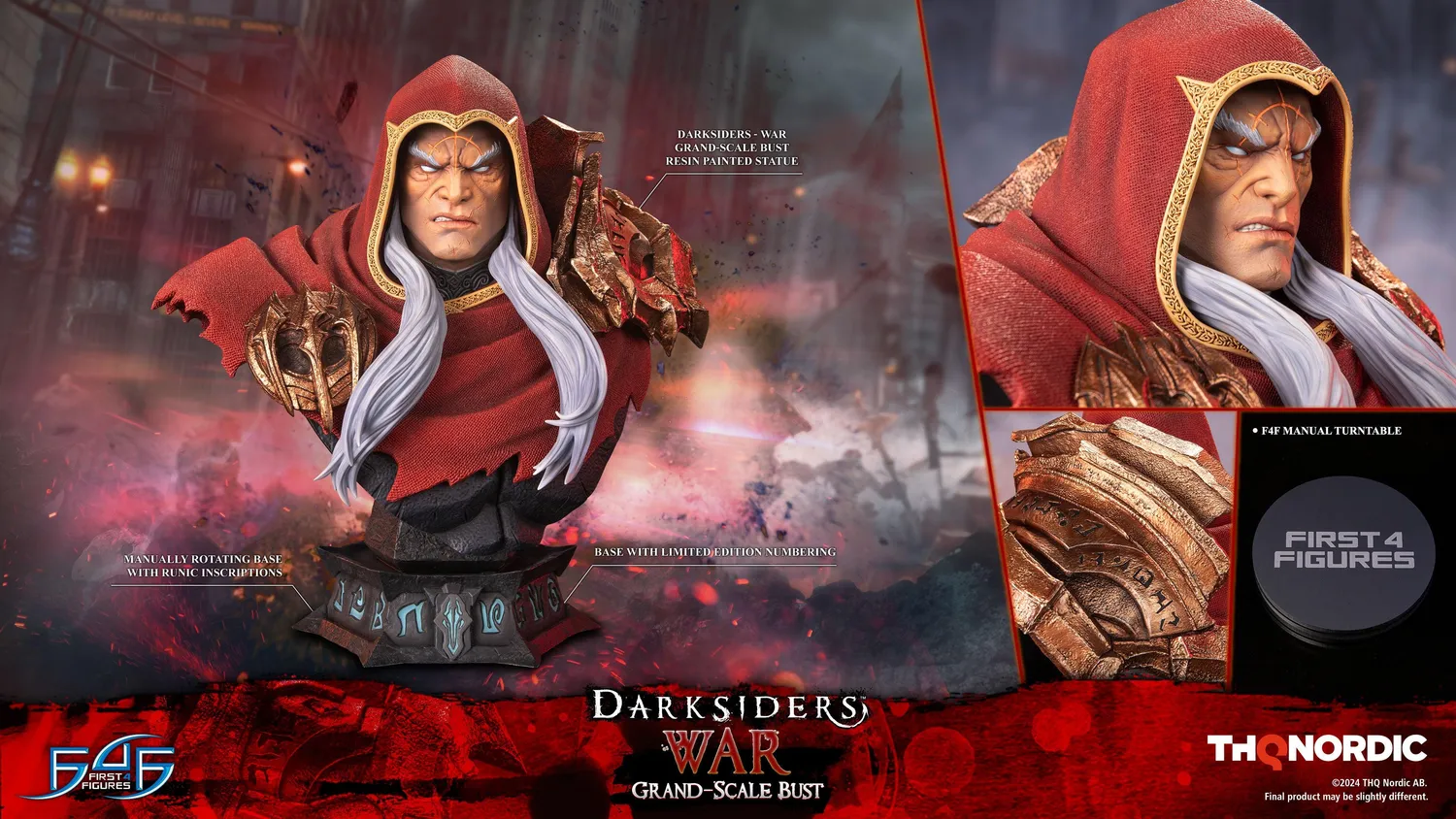 First 4 Figures Darksiders War bust Grand Scale