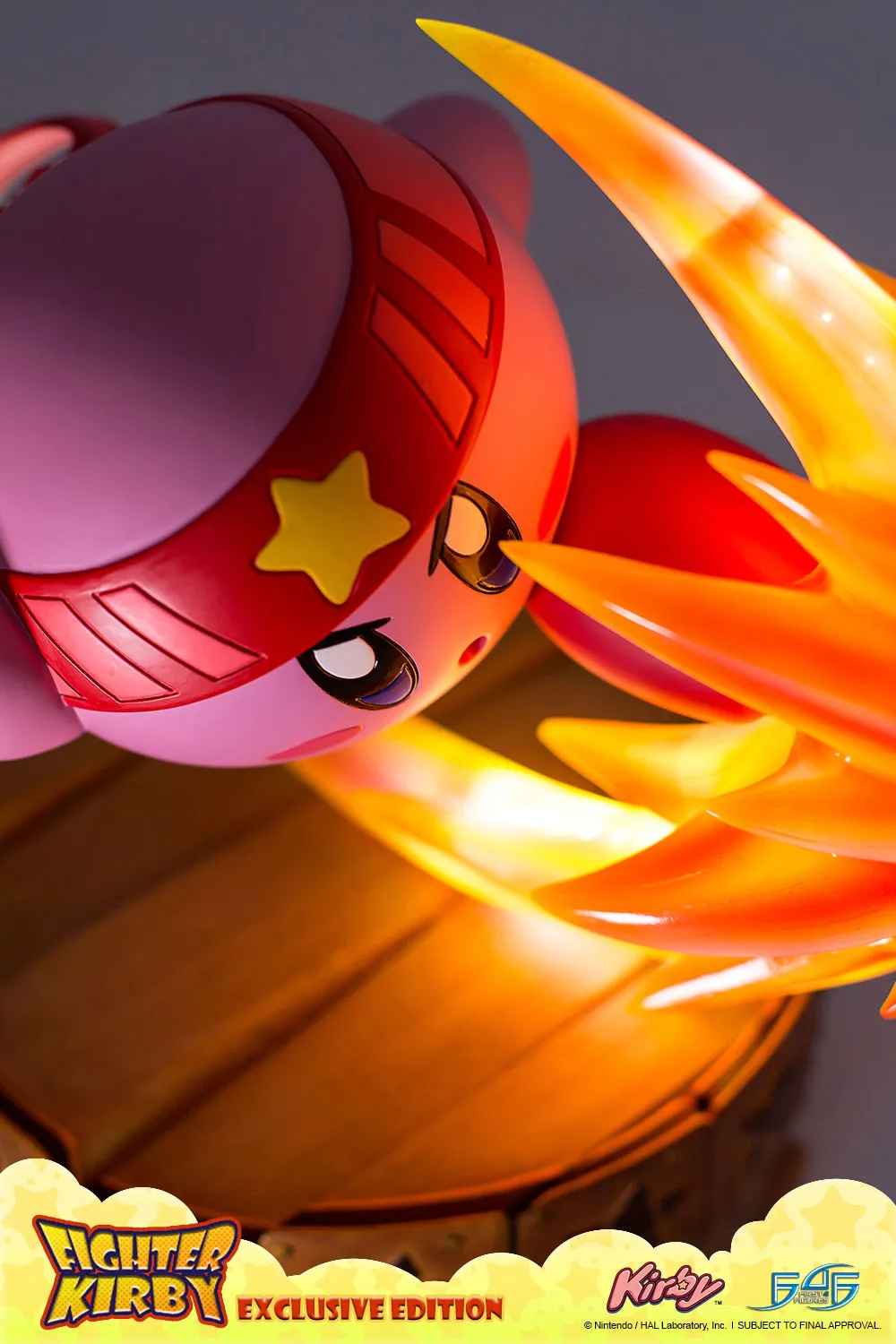 First 4 Figures Kirby Fighter Kirby statueta Exclusive LED