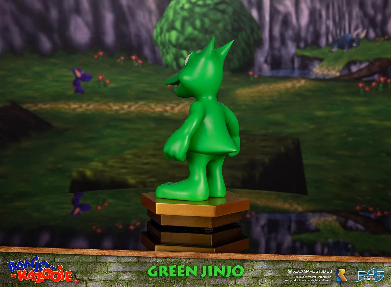 First 4 Figures Banjo-Kazooie Green Jinjo statuetă rășină