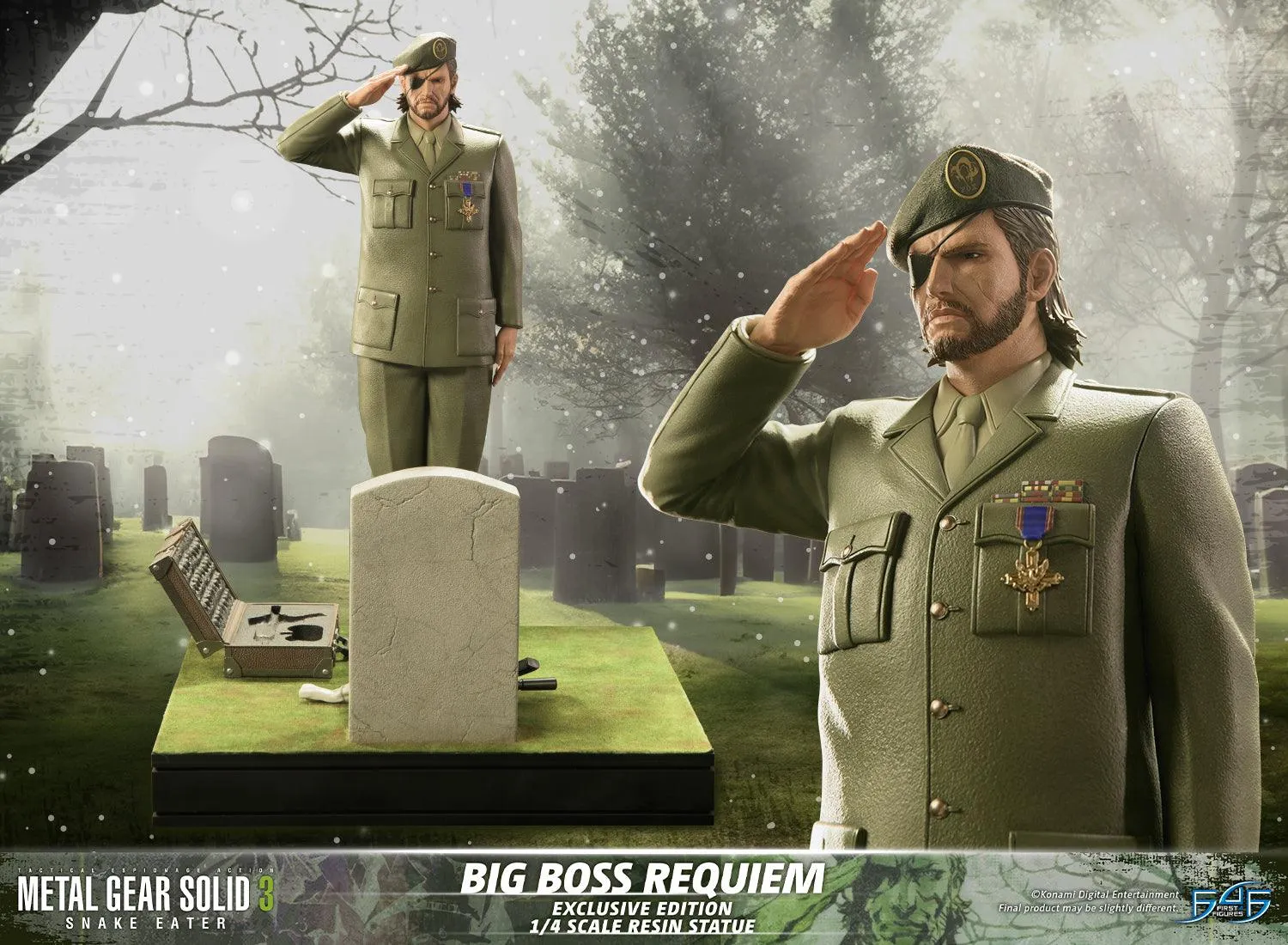 First 4 Figures Big Boss Requiem statueta rasina exclusiva