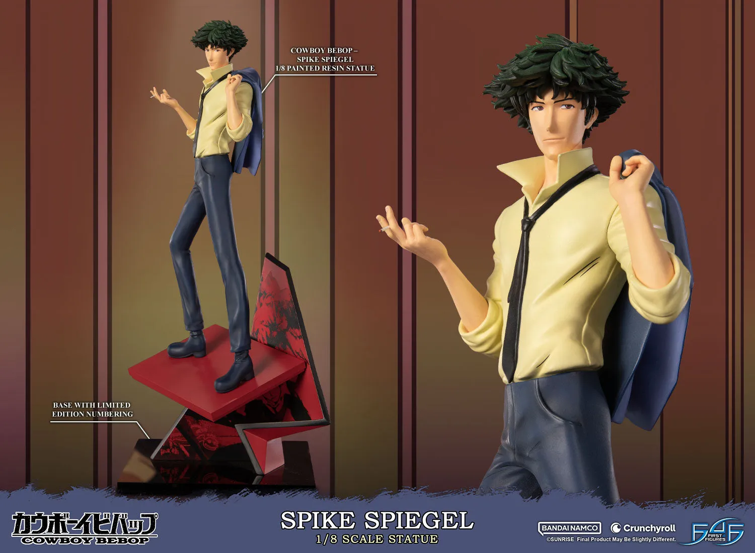 First 4 Figures Cowboy Bebop Spike Spiegel statueta 1/8 rasina