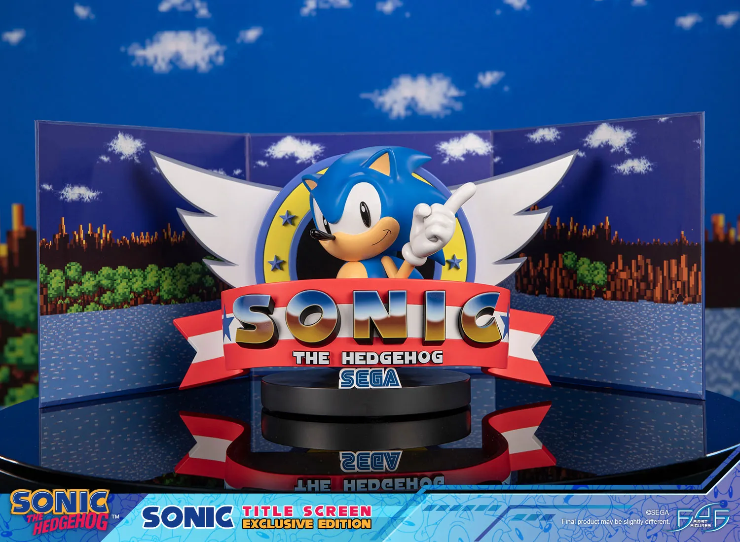 First 4 Figures Sonic Title Screen statueta Exclusive
