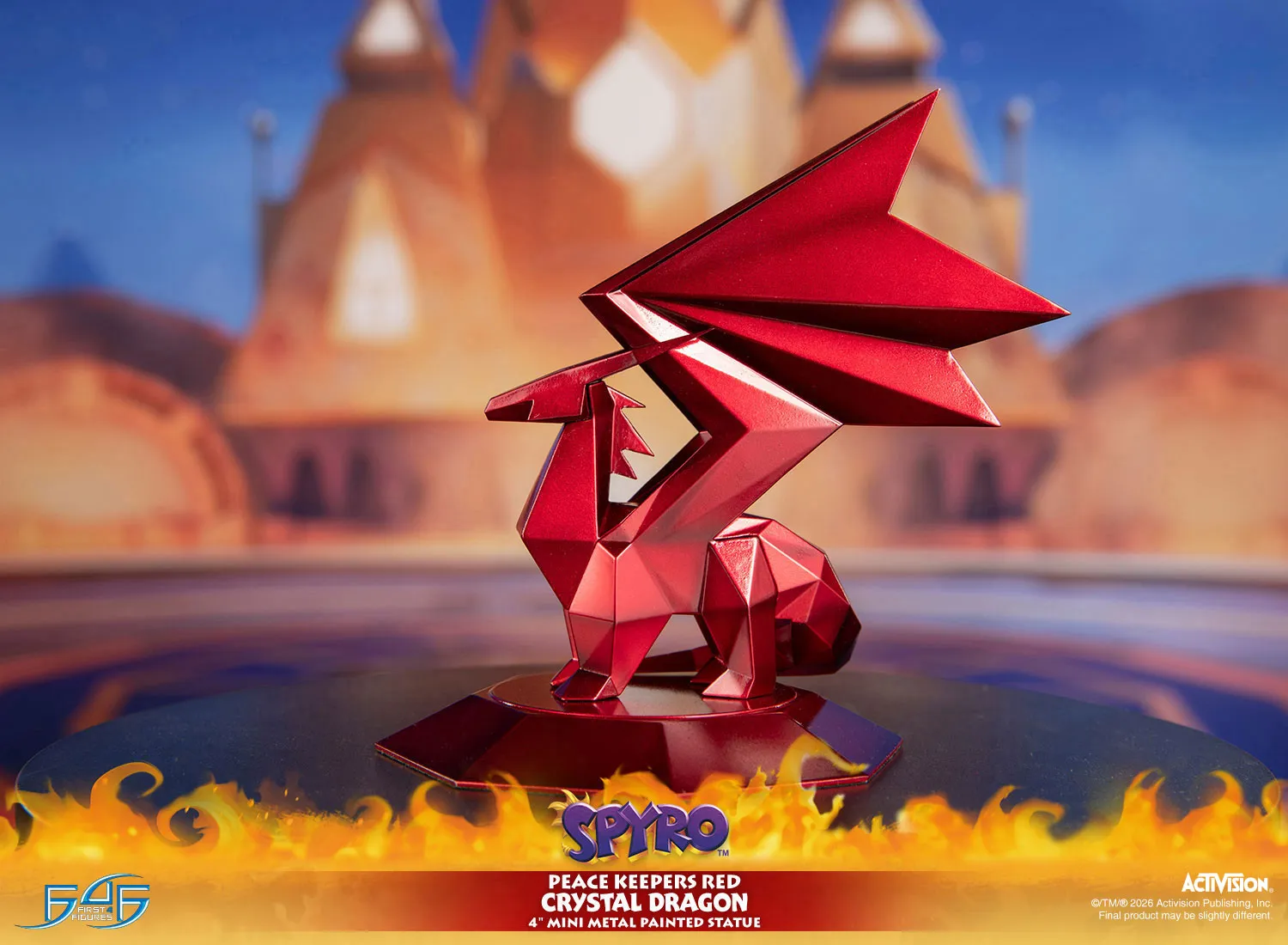 First 4 Figures Spyro Peace Keepers statueta metal rosie
