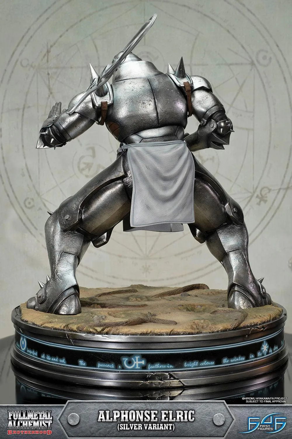 First 4 Figures Fullmetal Alphonse statueta Silver din rasina