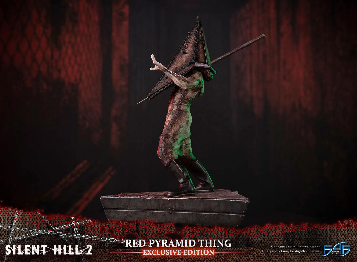 First 4 Figures Silent Hill 2 Red Pyramid Thing statuetă Exclusive