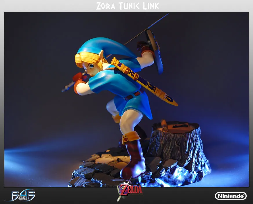 First 4 Figures Zelda Zora Tunic Link statuetă 17,8 cm