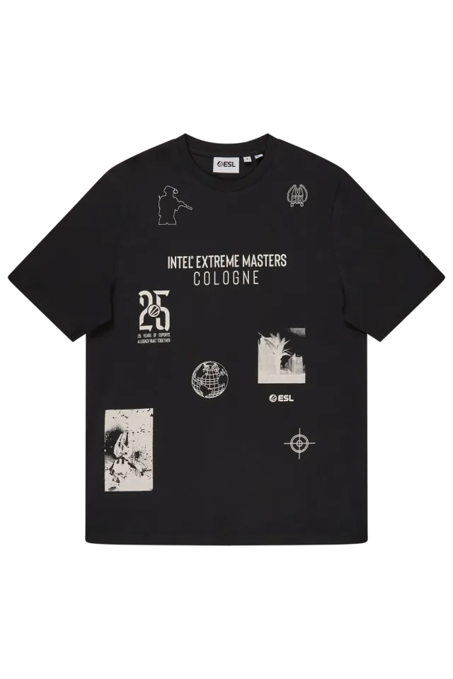 ESL Gaming IEM Cologne 2025 Premium tricou negru