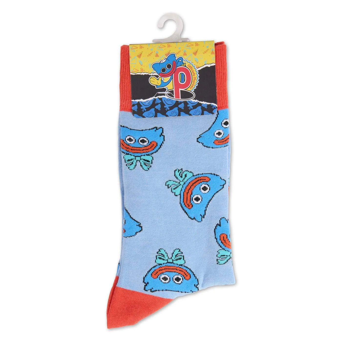 Huggy Wuggy Poppy Playtime Huggy Pattern 2 Sosete albastre