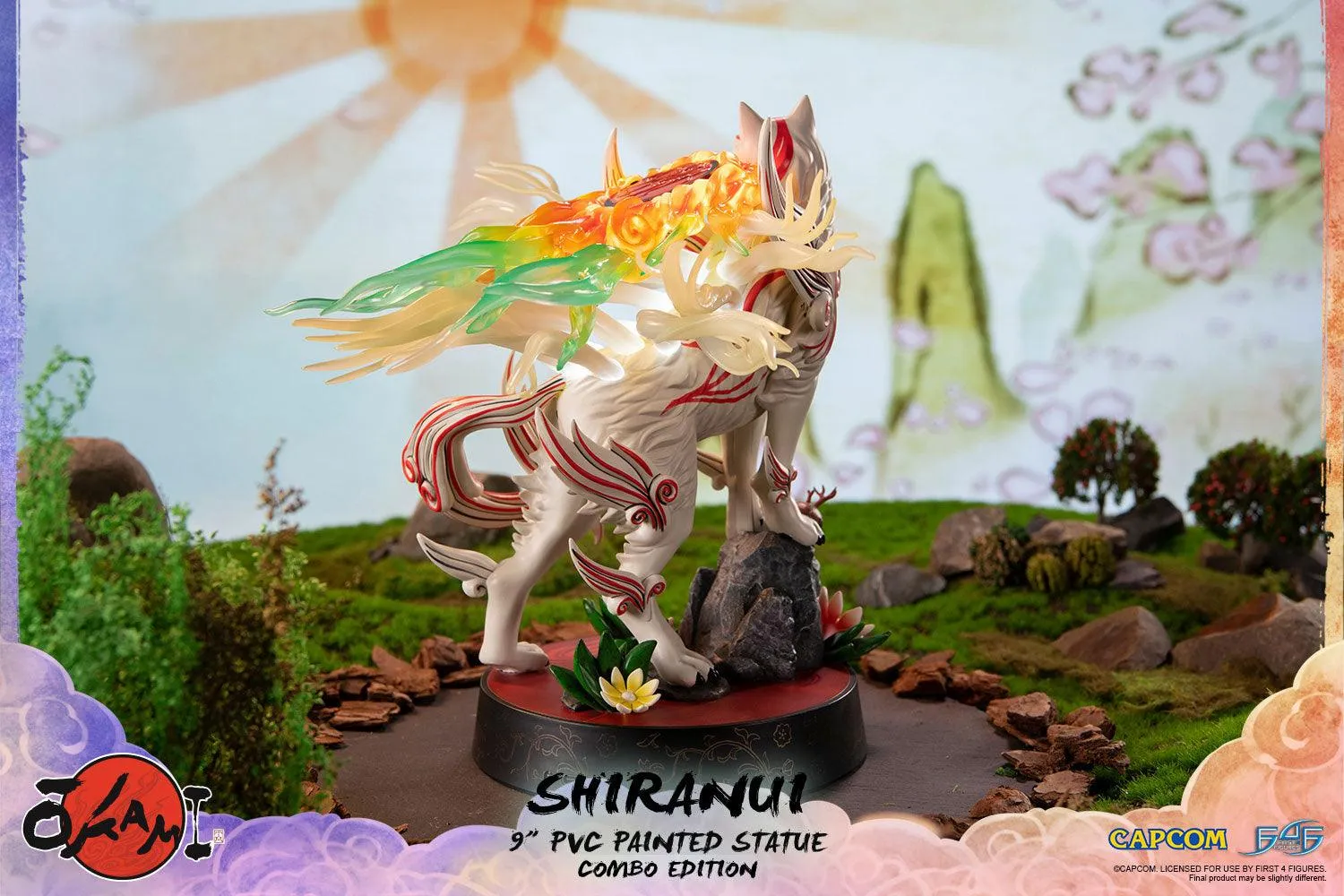 First 4 Figures Okami Shiranui statueta PVC Combo Edition